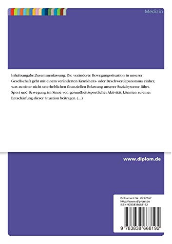 Faktoren einer gesundheitssportlichen Motivationsstruktur (German Edition)