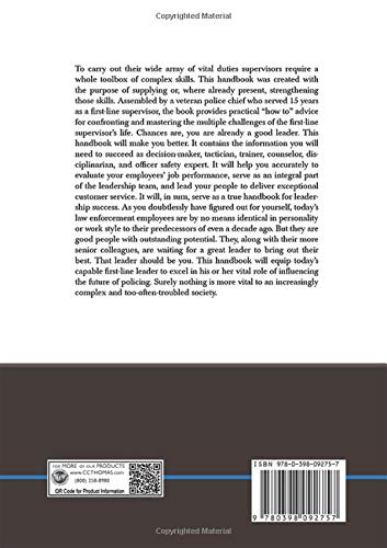 Supervising Police Employees in the Twenty-First Century: A Problem-Solving Manual for Law Enforcement Leaders