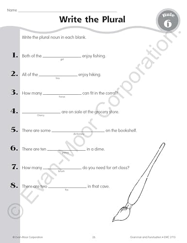 Grammar and Punctuation, Grade 3