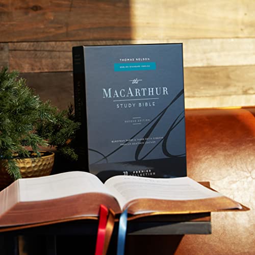 ESV, MacArthur Study Bible, 2nd Edition, Premium Goatskin Leather, Brown, Premier Collection: Unleashing God's Truth One Verse at a Time