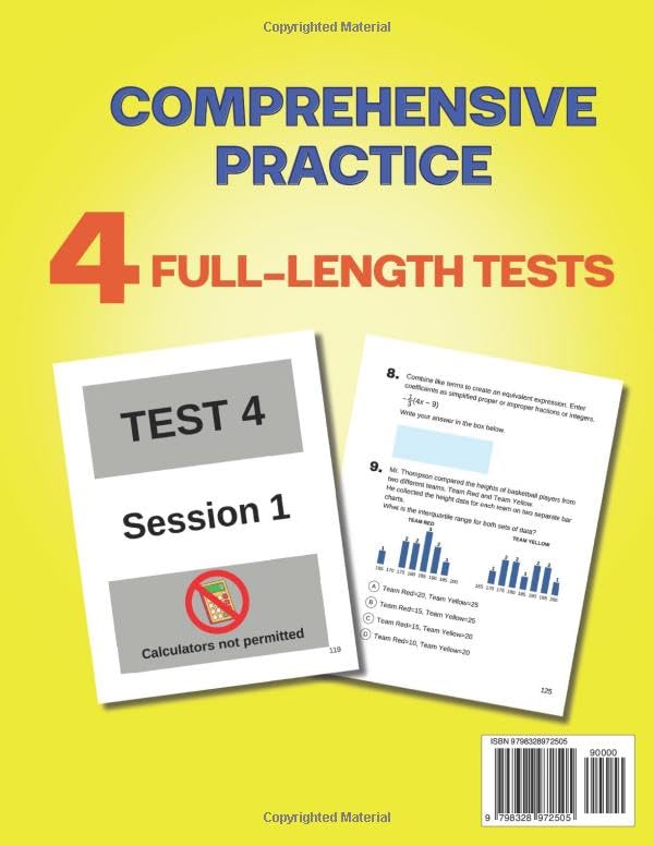 Florida FAST Test Prep Grade 7 - Mathematics: A Comprehensive Practice Workbook with Full-Length FAST Mathematics Tests (Florida FAST Assessment Practice - Grade 7)