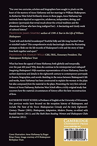 Imagining Shakespeare's Wife: The Afterlife of Anne Hathaway