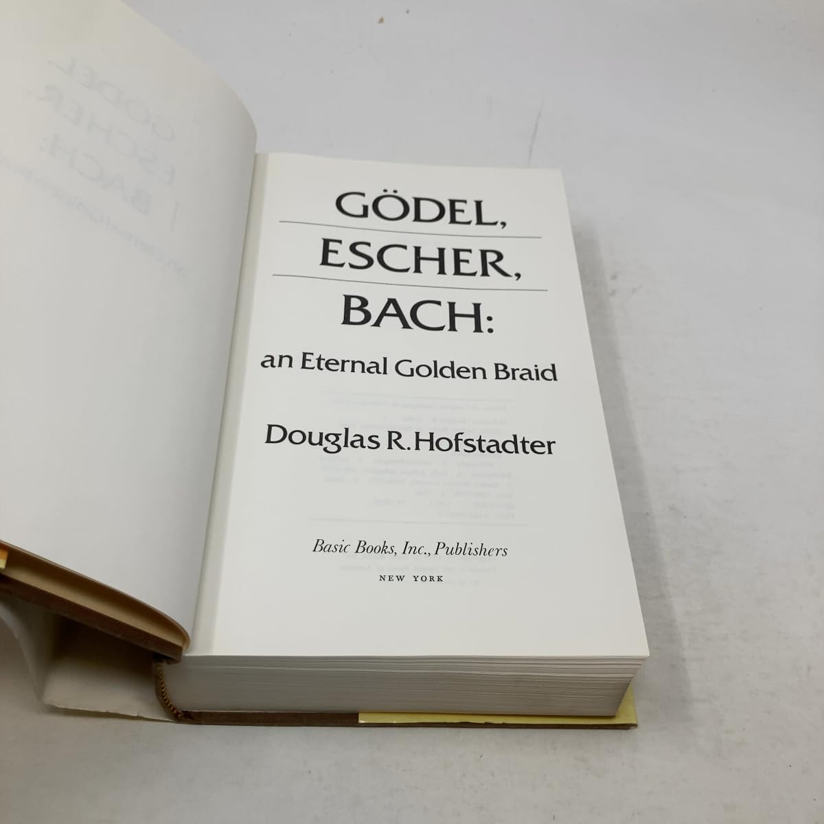 Godel, Escher, Bach: An Eternal Golden Braid