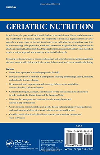 Geriatric Nutrition (Nutrition And Disease Prevention)