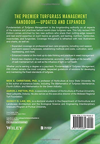 Fundamentals of Turfgrass Management