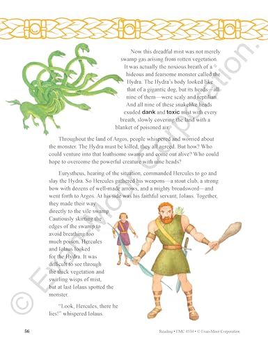 Evan-Moor Skill Sharpeners Reading Workbook, Grade 6, Vocabulary, Comprehension, Phonics, Sequencing, Summarizing, Prefixes and Suffixes, Contractions, Context, Analyzing Characters, Homeschool