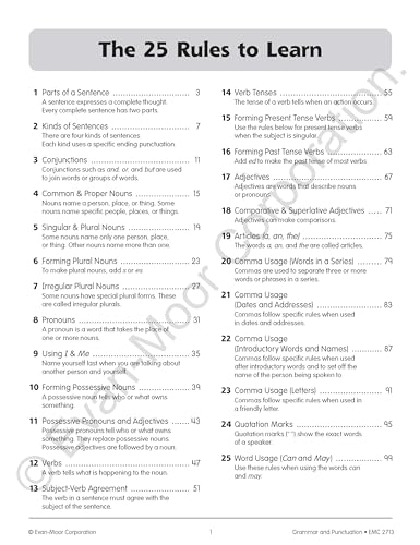 Grammar and Punctuation, Grade 3