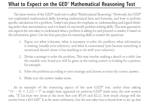 GED Math Test Tutor, For the 2025-2026 GED Test: All the Tools You Need to Succeed (GED® Test Preparation)
