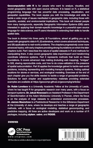 Geocomputation with R (Chapman & Hall/CRC The R Series)