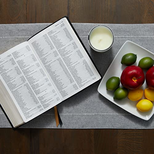 KJV, Foundation Study Bible, Large Print, Leathersoft, Brown, Red Letter, Comfort Print: Holy Bible, King James Version