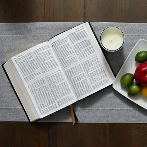 KJV, Foundation Study Bible, Large Print, Leathersoft, Brown, Red Letter, Comfort Print: Holy Bible, King James Version