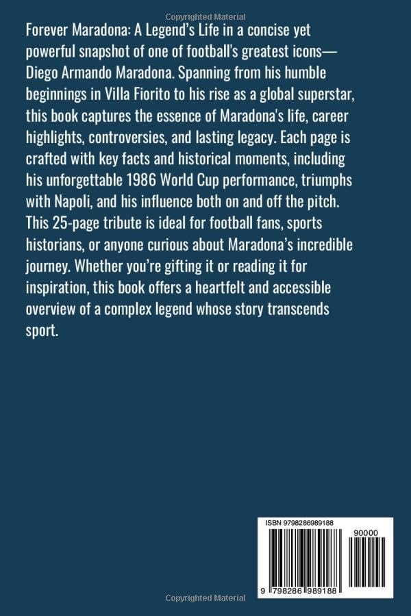 FOREVER MARADONA: Powerful snapshot of one of football's greatest icons. (FOOTBALL LEGENDS)