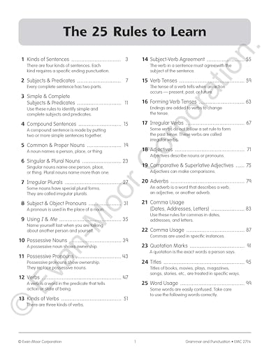 Grammar and Punctuation, Grade 4