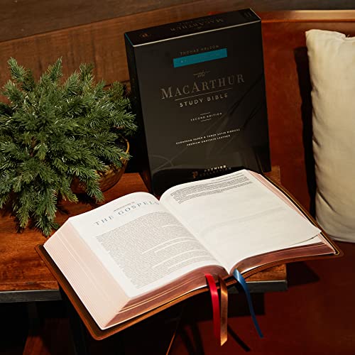 ESV, MacArthur Study Bible, 2nd Edition, Premium Goatskin Leather, Brown, Premier Collection: Unleashing God's Truth One Verse at a Time
