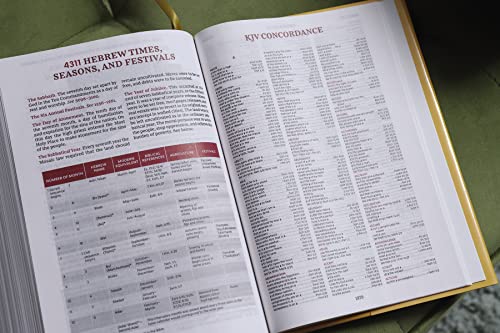 KJV, Thompson Chain-Reference Bible, Hardcover, Yellow Gold, Red Letter, Comfort Print