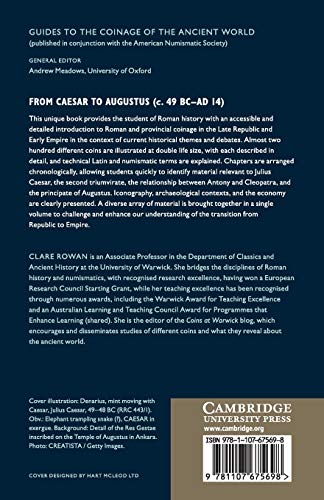 From Caesar to Augustus (c. 49 BC–AD 14): Using Coins as Sources (Guides to the Coinage of the Ancient World)