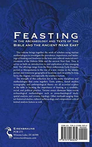 Feasting in the Archaeology and Texts of the Bible and the Ancient Near East