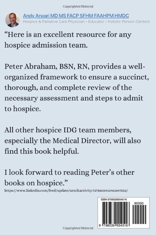 Mastering Hospice Eligibility: An Essential Guide for RNs and Clinical Managers (Empowering Excellence in Hospice: A Nurse's Toolkit for Best Practices)