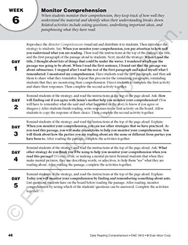 Evan-Moor Daily Reading Comprehension, Grade 2 - Homeschooling & Classroom Resource Workbook, Reproducible Worksheets, Teaching Edition, Fiction and Nonfiction, Lesson Plans, Test Prep