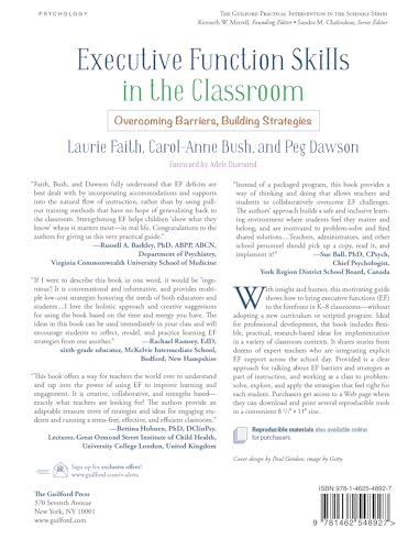 Executive Function Skills in the Classroom: Overcoming Barriers, Building Strategies (The Guilford Practical Intervention in the Schools Series)
