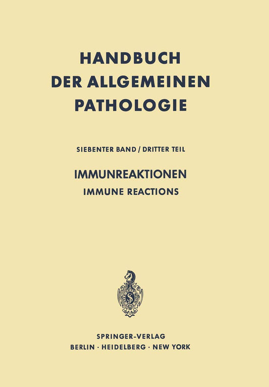 Immunreaktionen / Immune Reactions (Reaktionen) (German Edition)