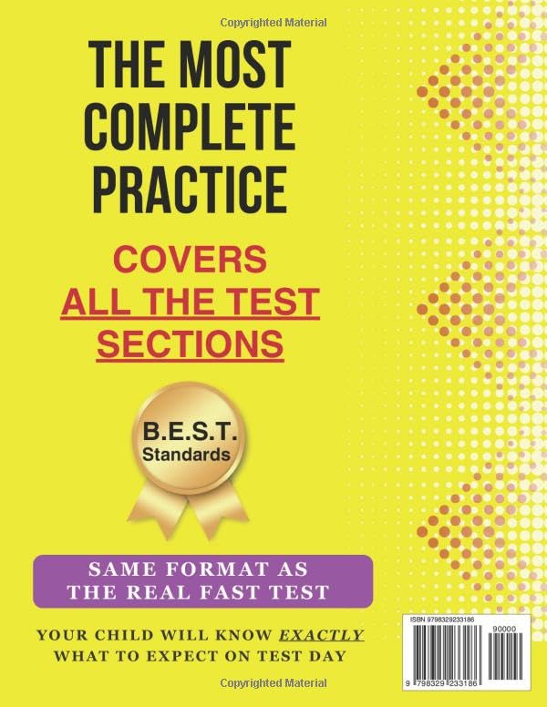 Florida FAST Test Prep Grade 6: The Ultimate 3-in-1 Practice Workbook for Reading, Writing, and Mathematics, Featuring Full-Length Practice Tests (Florida FAST Assessment Practice - Grade 6)