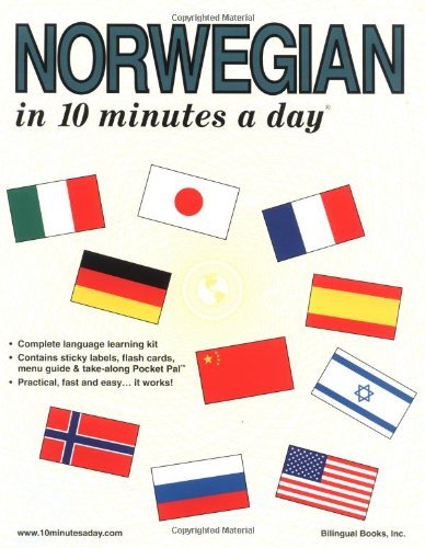Norwegian in 10 Minutes a Day (10 Minutes a Day Series) (English and Norwegian Edition)