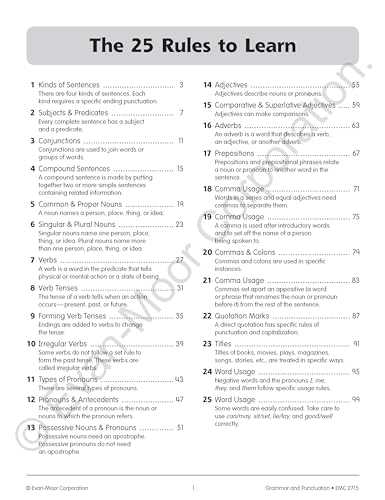 Grammar and Punctuation, Grade 5