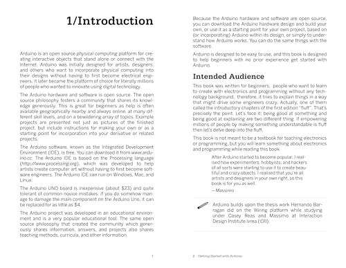 Getting Started With Arduino: The Open Source Electronics Prototyping Platform (Make)