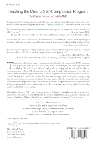 Teaching the Mindful Self-Compassion Program: A Guide for Professionals