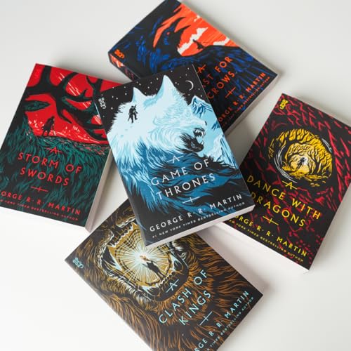George R. R. Martin's A Game of Thrones 5-Book Boxed Set (Song of Ice and Fire Series): A Game of Thrones, A Clash of Kings, A Storm of Swords, A Feast for Crows, and A Dance with Dragons