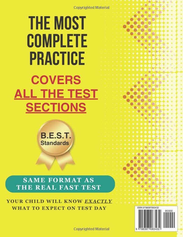 Florida FAST Test Prep: Grade 1. The Ultimate Practice Workbook for Star Literacy, Star Reading, and Star Mathematics. Featuring Full-Length Practice ... (Florida FAST Assessment Practice - Grade 1)