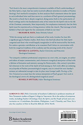 God's Empowering Presence: The Holy Spirit in the Letters of Paul