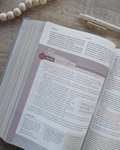 NLT Every Woman’s Bible, Filament Enabled (LeatherLike, Sky Blue, Red Letter)