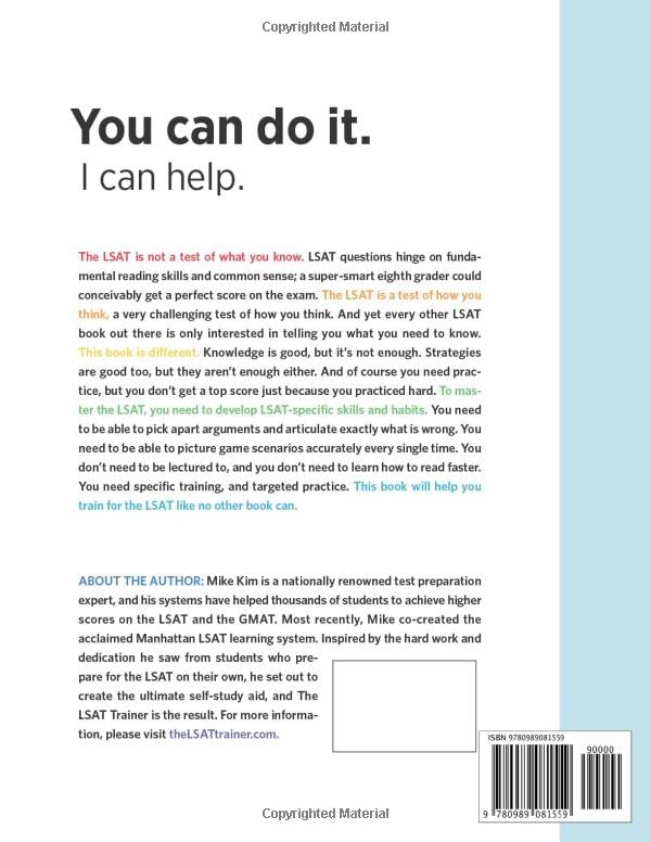 The LSAT Trainer: A Remarkable Self-Study Guide For The Self-Driven Student