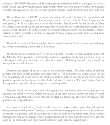 GED Math Test Tutor, For the 2025-2026 GED Test: All the Tools You Need to Succeed (GED® Test Preparation)