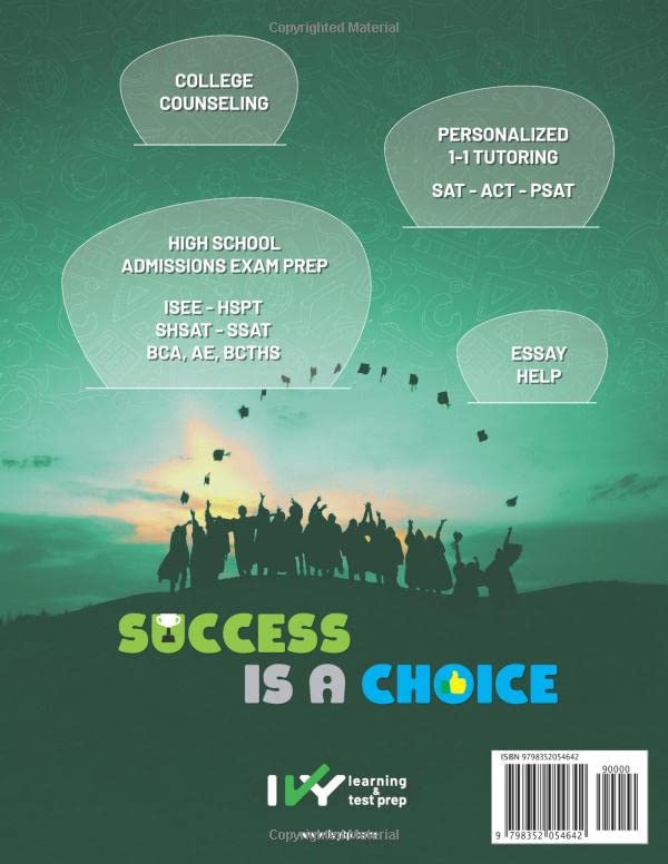 High School Entrance Exams Math Workbook: 808 Test Questions and 10 Practice Exam