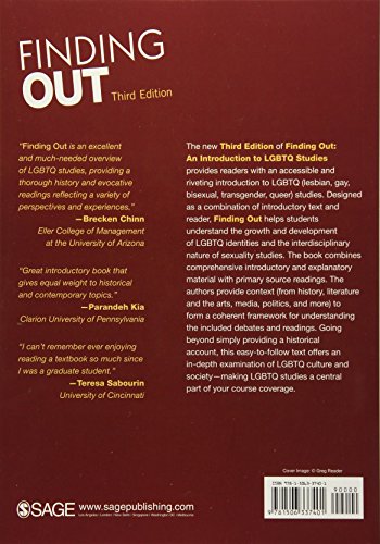 Finding Out: An Introduction to LGBTQ Studies