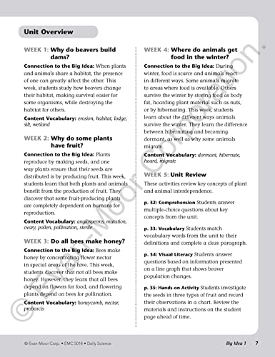 Evan-Moor Daily Science, Grade 4 Homeschooling & Classroom Resource Workbook, Printable Worksheets, Teaching Edition, Earth, Life, and Physical Science, Vocabulary, Test Prep, Hands-On Projects