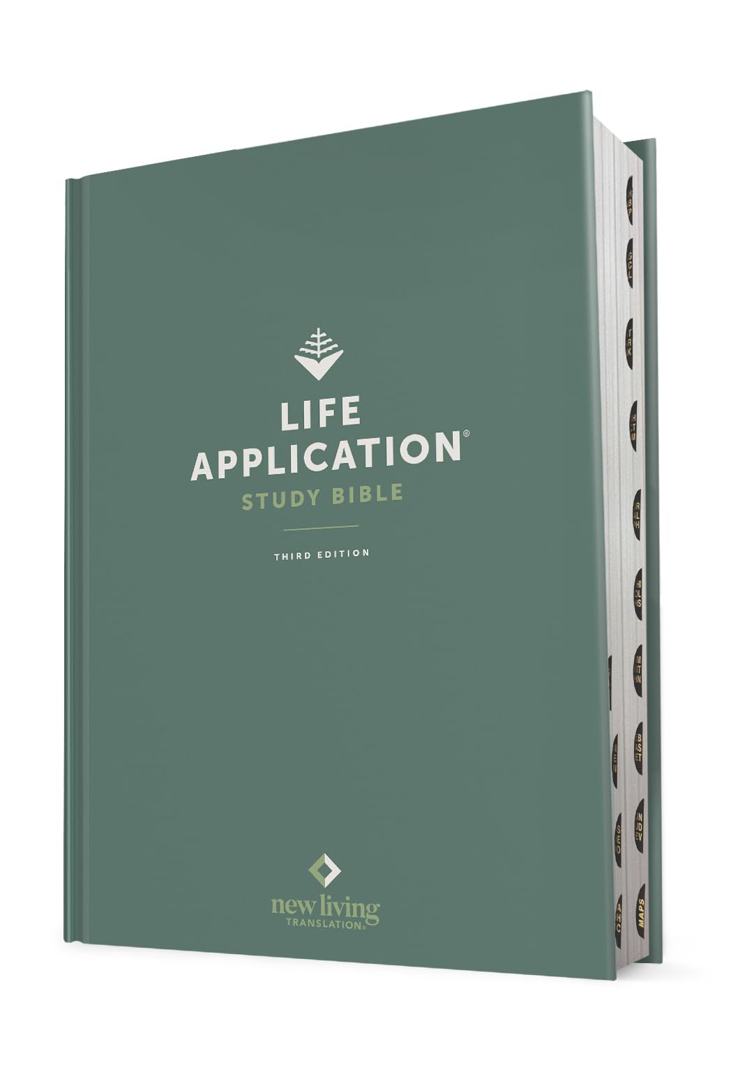 NLT Life Application Study Bible, Third Edition (Red Letter, Hardcover, Indexed) Tyndale NLT Bible with Thumb Index, Updated Study Notes and Features, Full Text New Living Translation