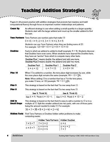 Evan-Moor Building Math Fluency, Grade 3
