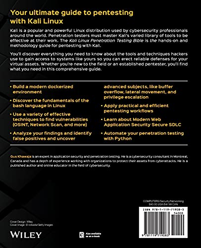 Kali Linux Penetration Testing Bible