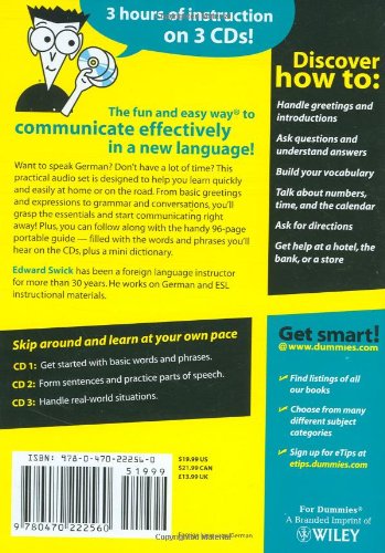 German For Dummies Audio Set