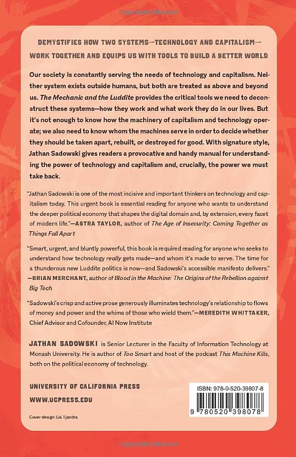 Mechanic and the Luddite: A Ruthless Criticism of Technology and Capitalism