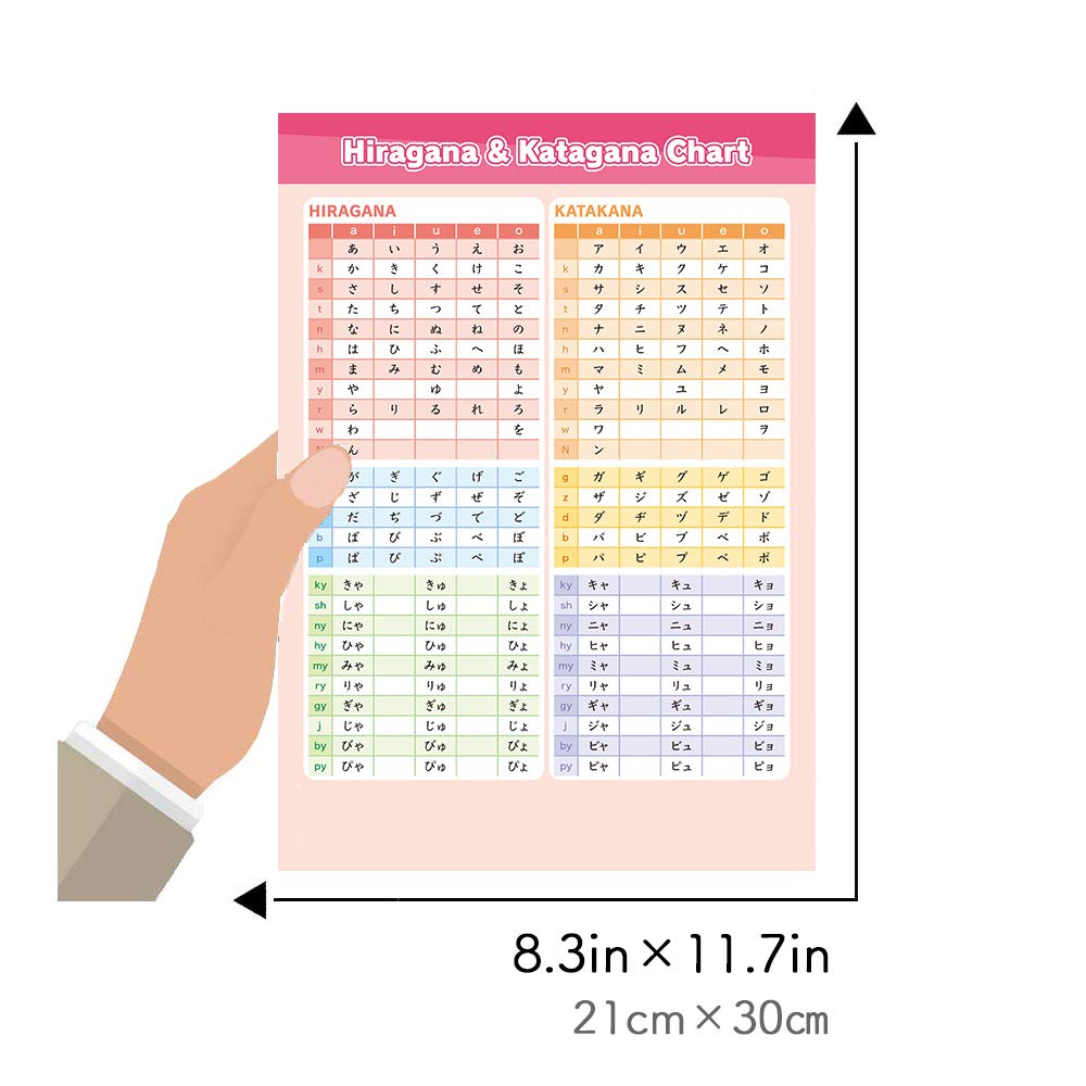 GENKI 1 Textbook and Workbook French Version 3rd Edition , Hiragana Katakana and Useful Words Chart