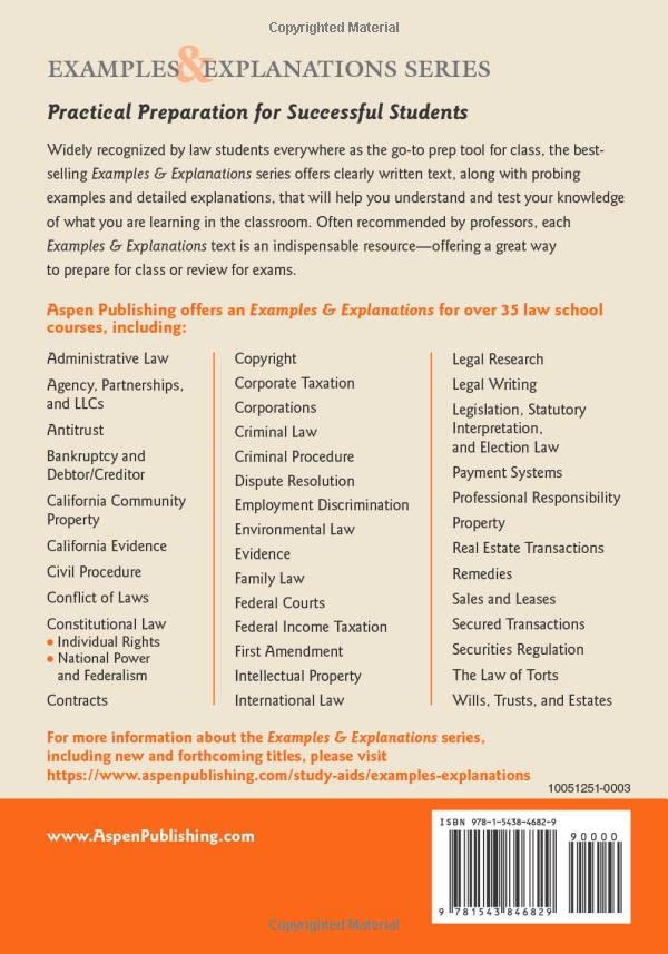 Examples & Explanations for Wills, Trusts, and Estates