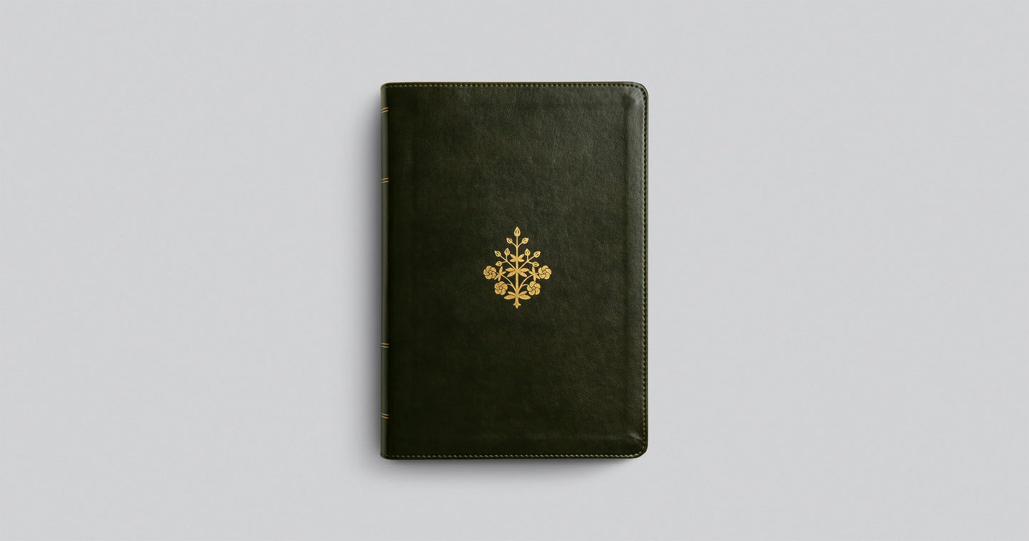 ESV Study Bible, Large Print (TruTone, Olive, Branch Design): Holy Bible, English Standard Version