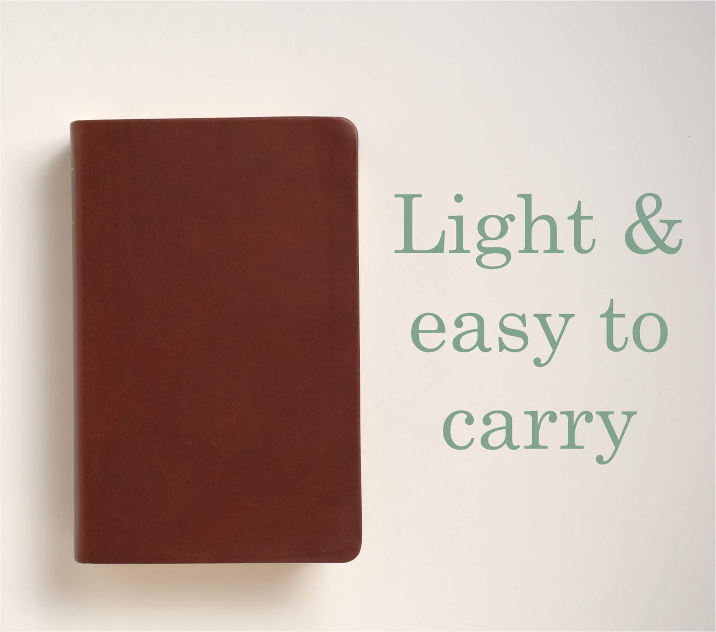 NLT Personal Size Giant Print Bible, Filament Enabled (Genuine Leather, Brown, Indexed, Red Letter): Includes Free Access to the Filament Bible App ... Notes, Devotionals, Worship Music, and Video