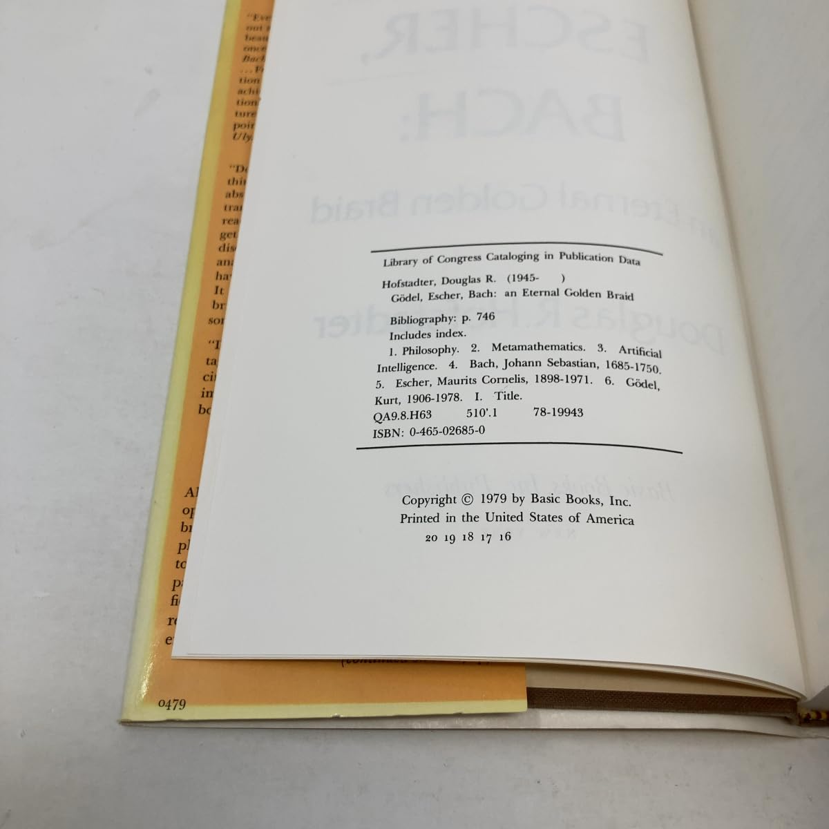 Godel, Escher, Bach: An Eternal Golden Braid