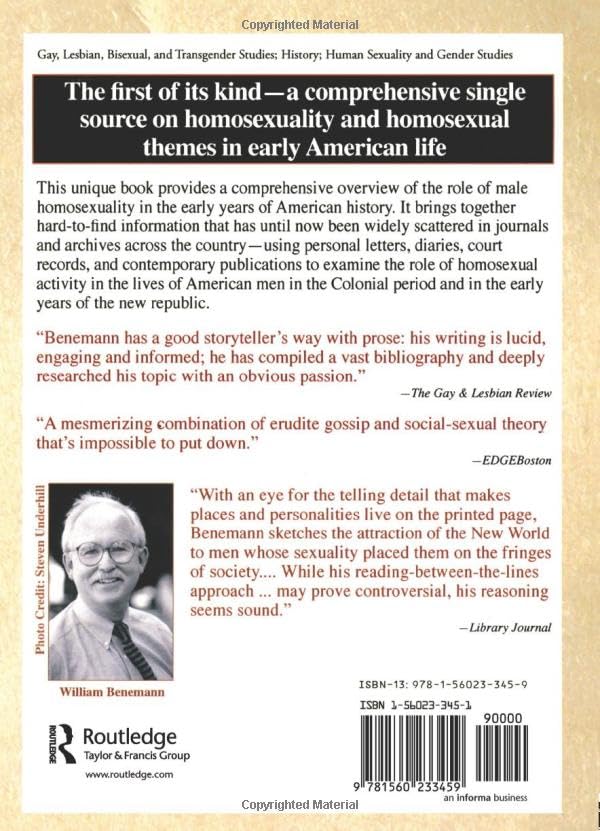 Male-Male Intimacy in Early America